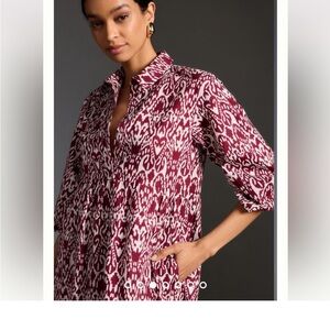 Anthropologie Maeve Bettina shirt dress
